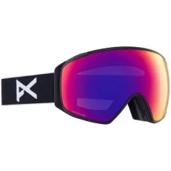Anon M4S Toric Goggles + Bonus Lens + MFI Face Mask Black (Lens: Perceive Sunny Red)