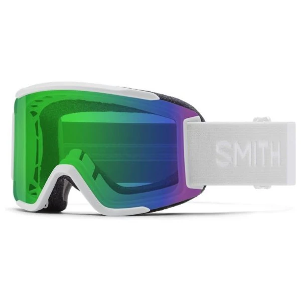 Smith Squad S White Vapor (Lens: ChromaPop Everyday Green Mirror)